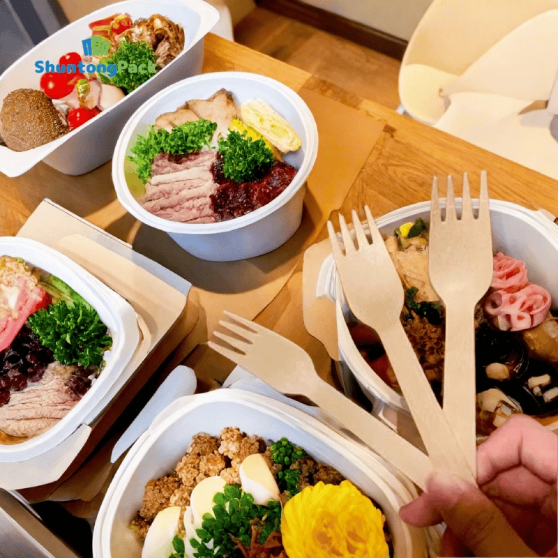 OEM Disposable Wooden Party Forks OEM Disposable Wooden Party Forks