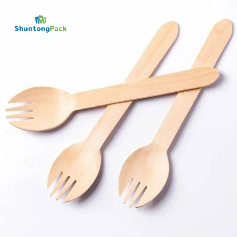 Eco vriendelijke houten Spork
