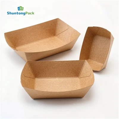 Lunchbakje van kraftpapier